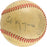 Jimmie Foxx Signed Baseball Displays As Single Signed PSA DNA COA