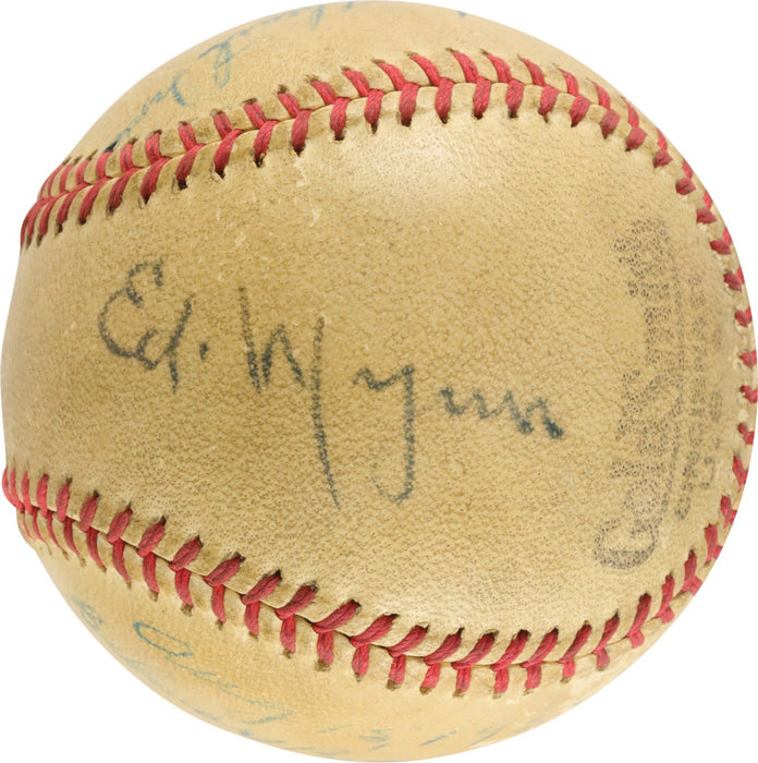 Jimmie Foxx Signed Baseball Displays As Single Signed PSA DNA COA