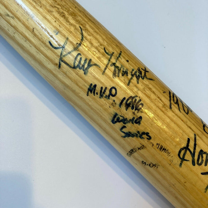Ray Knight "1986 World Series Game 7 Home Run" Signed Game Used Bat Mets JSA COA