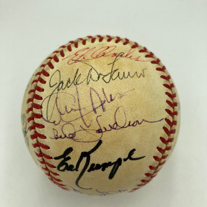 1969 New York Mets WS Champs Team Signed Baseball Tom Seaver Nolan Ryan JSA COA
