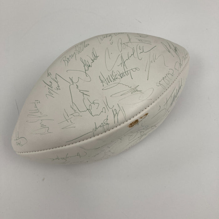 1989 San Francisco 49ers Super Bowl Champs Team Signed Football JSA COA
