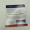 Charlie Gehringer Signed Vintage Official American League Baseball PSA DNA COA