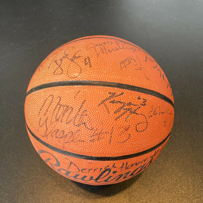 1990's Iowa Hawkeyes Team Signed Rawlings NCAA Final Four Basketball