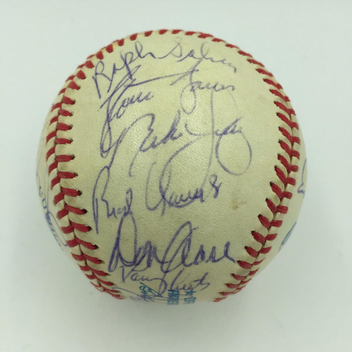 1985 Baltimore Orioles Team Signed Baseball Cal Ripken Jr Eddie Murray Weaver