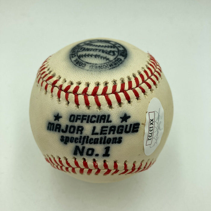 Beautiful Casey Stengel Single Signed Baseball JSA Graded Near Mint 8