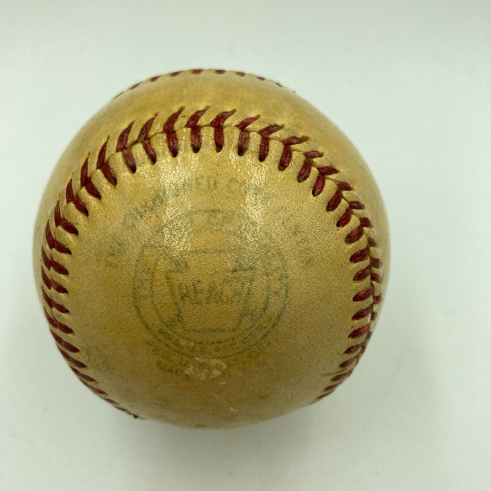 1950's Whitey Ford Playing Days Signed American League Harridge Baseball JSA PSA