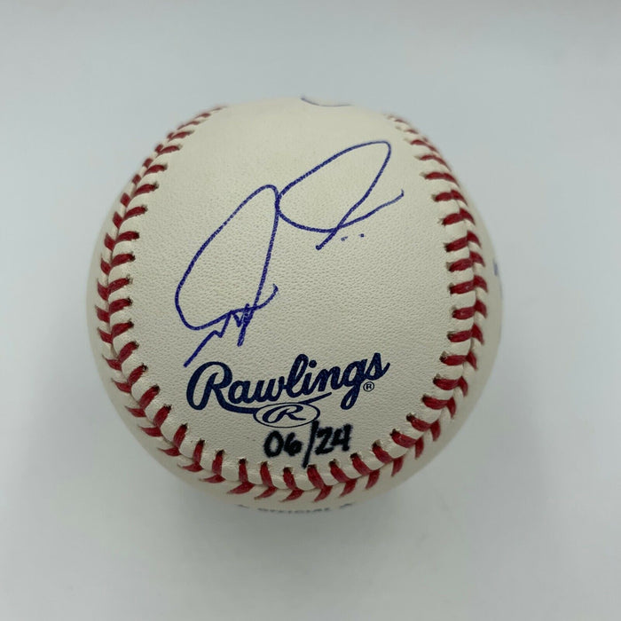 Dale Earnhardt Jeff Gordon Jimmie Johnson NASCAR Signed Baseball JSA COA