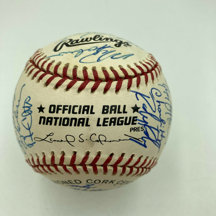 1992 Philadelphia Phillies Team Signed Official National League Baseball