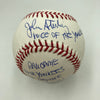 John Sterling Signed Heavily Inscribed STAT Baseball JSA COA RARE!