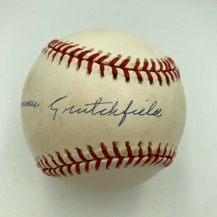 Jimmie Crutchfield Signed Official Major League Baseball Negro League Legend JSA