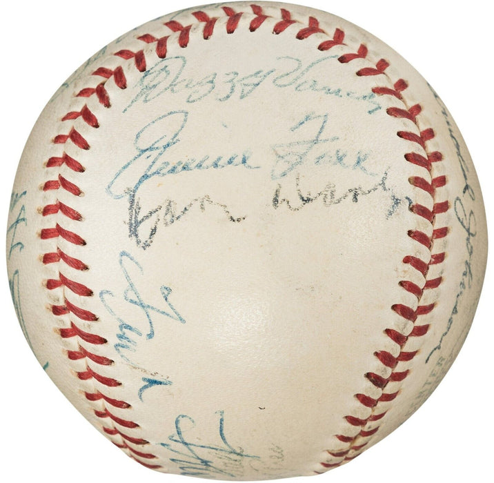 President Harry Truman Ty Cobb Jimmie Foxx Tris Speaker Signed Baseball PSA DNA