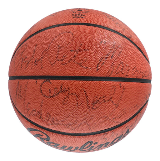Pete Maravich "Pistol Pete" NBA Legends Multi Signed Basketball Beckett COA