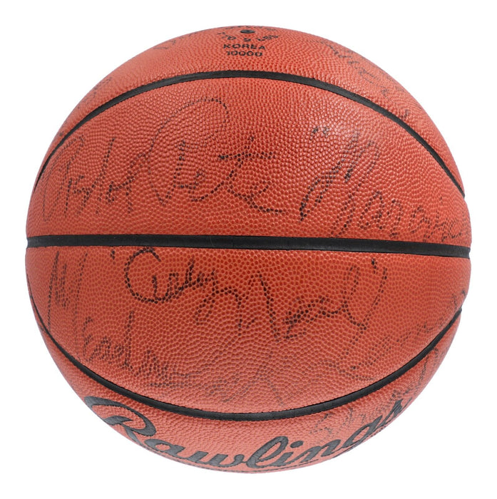 Pete Maravich "Pistol Pete" NBA Legends Multi Signed Basketball Beckett COA