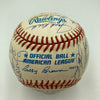 1961 New York Yankees World Series Champs Team Signed Baseball Mickey Mantle JSA