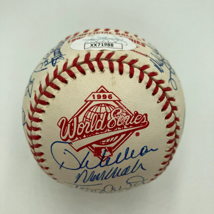 1996 Atlanta Braves NL Champs Team Signed Official World Series Baseball JSA COA