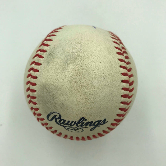 Clint Frazier Pre Rookie Signed Official Game Used Minor League Baseball JSA COA
