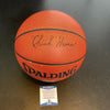 Rare Chick Hearn Single Signed Spalding Basketball Los Angeles Lakers Beckett
