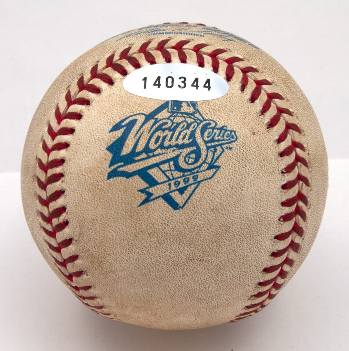 The Final Out Baseball Of The 1999 World Series Signed By Mariano Rivera PSA DNA