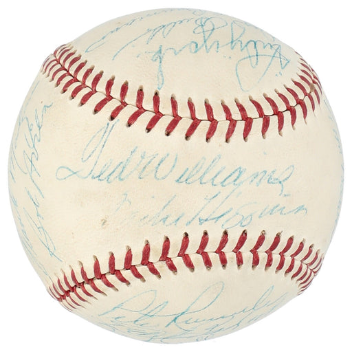 Ted Williams 1959 Boston Red Sox Team Signed Baseball Beckett COA