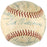 1953 Mickey Mantle Ted Williams Roy Campanella Greenberg HOF Signed Baseball JSA