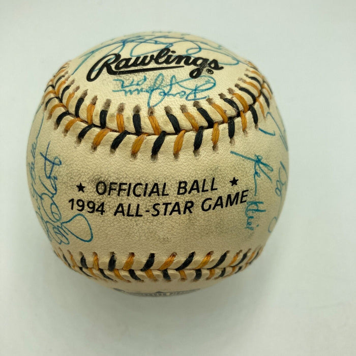 1994 All Star Game National League Team Signed Baseball Barry Bonds PSA DNA COA