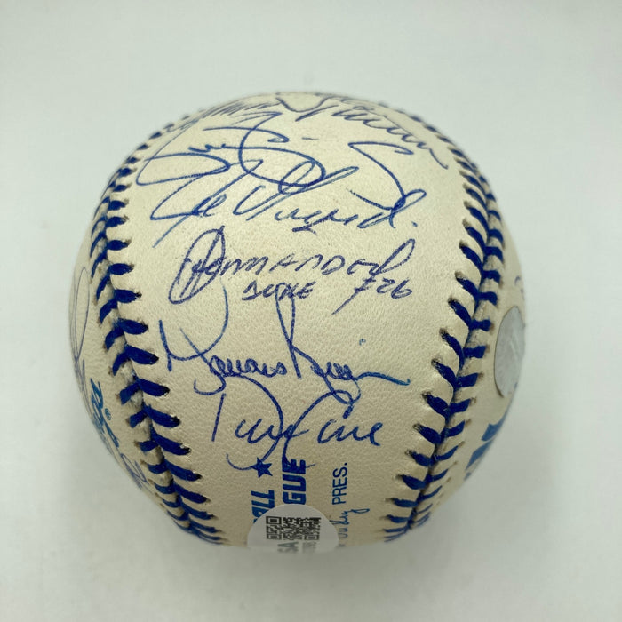 1998 New York Yankees World Series Champs Team Signed Baseball JSA COA