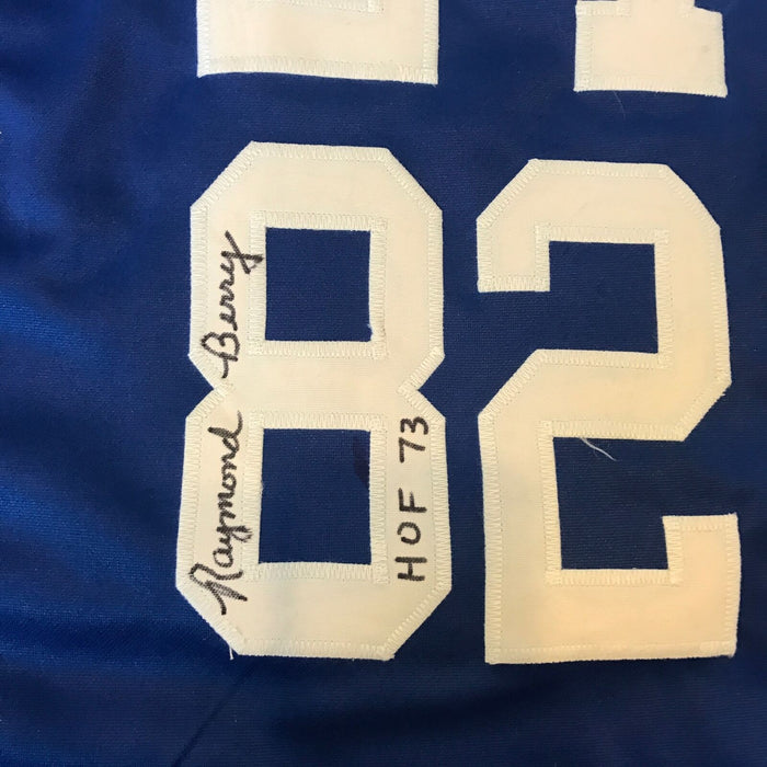 Art Donovan Lenny Moore Raymond Berry Signed Baltimore Colts Jersey PSA DNA COA