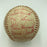 1956 New York Yankees World Series Champs Team Signed Baseball JSA COA