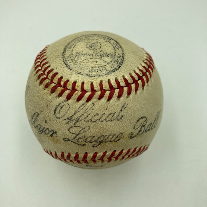 Beautiful Honus Wagner Single Signed Baseball JSA COA