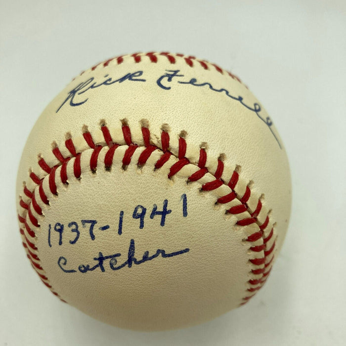 Rick Ferrell Signed Heavily Inscribed American League Baseball JSA COA