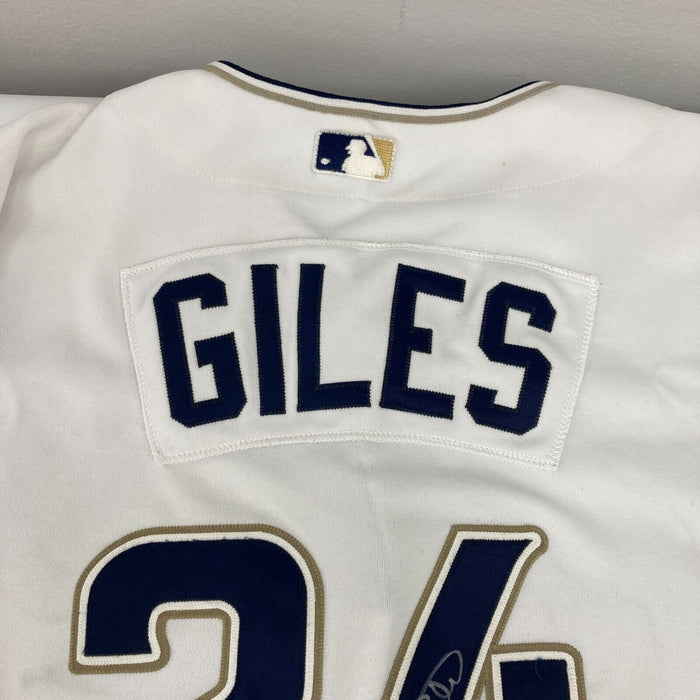 Brian Giles 2006 Signed Game Used Issued San Diego Padres Jersey MLB Authentic