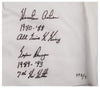 Nolan Ryan Signed Heavily Inscribed Texas Rangers Game Model STAT Jersey Beckett