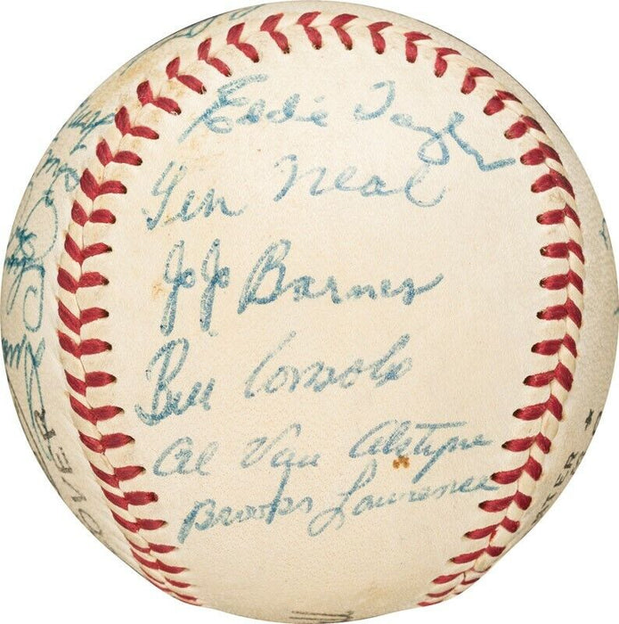 1955 Oakland Oaks Minor League Team Signed Baseball With Lefty O'Doul PSA DNA