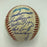 1961 New York Yankees World Series Champs Team Signed Baseball Mickey Mantle JSA