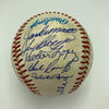 1961 New York Yankees World Series Champs Team Signed Baseball Mickey Mantle JSA