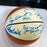 Chuck Daly George Mikan 1998 NBA HOF Induction Multi Signed Basketball JSA COA