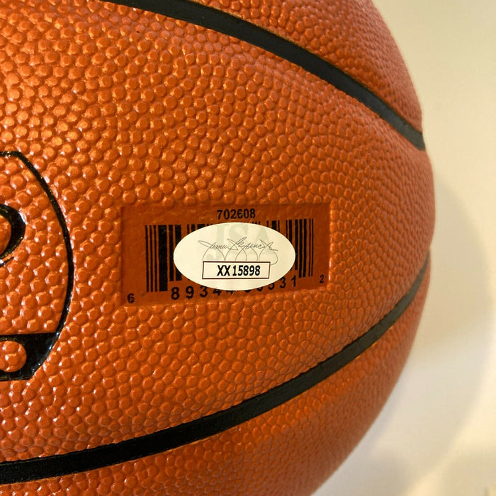 Extraordinary Bill Russell Signed Heavily Inscribed STAT Basketball JSA COA