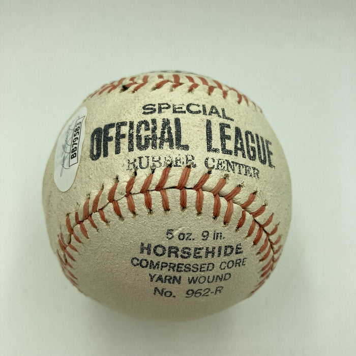 Beautiful Satchel Paige Single Signed Autographed Baseball With JSA COA