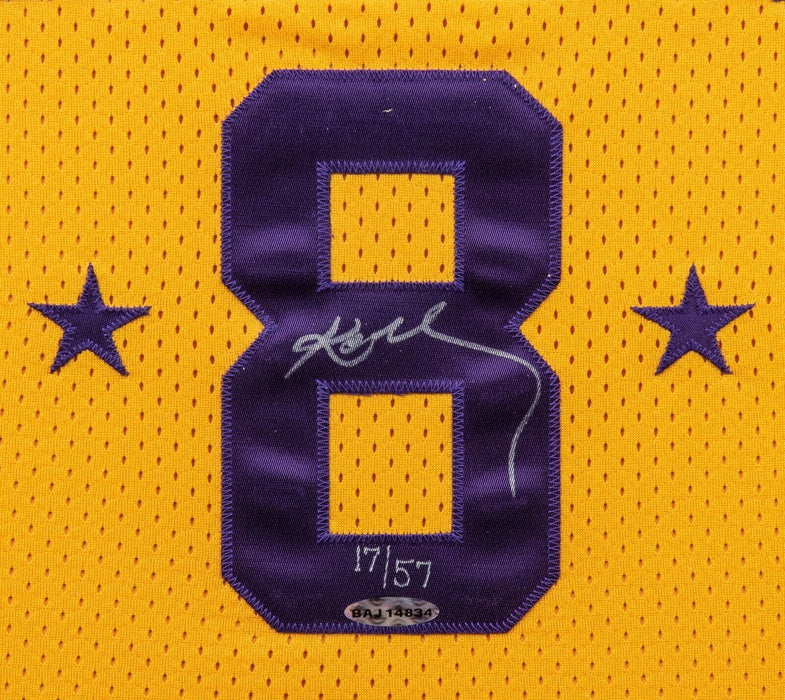 Kobe Bryant Signed 1957 "Rewind" Los Angeles Lakers Jersey (#17/57) UDA COA Auto