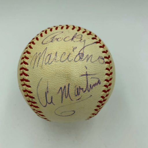 Extraordinary Rocky Marciano Signed 1952 National League Baseball With JSA COA