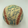 Hall Of Fame Multi Signed Baseball 33 Sigs Hank Aaron JSA COA