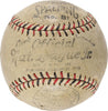 Honus Wagner Signed 1920's National League Baseball One Of The Finest PSA DNA