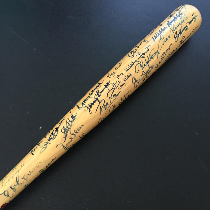New York Yankees Hall Of Fame & Greats Signed Cooperstown Bat 62 Sigs! PSA DNA