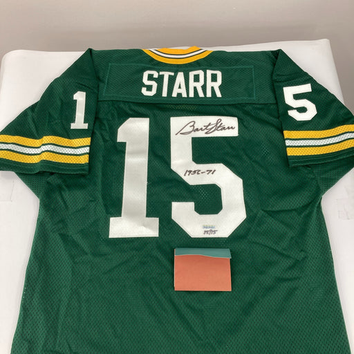 Bart Starr "1956-1971" Signed Green Bay Packers Jersey UDA Upper Deck COA 15/15