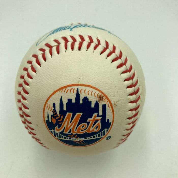 Tom Seaver Signed Autographed New York Mets Logo Baseball With JSA COA