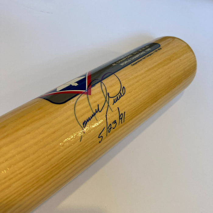 Philadelphia Phillies No Hitter Pitchers Signed Cooperstown Baseball Bat JSA COA