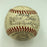 Beautiful 1941 Chicago Cubs Team Signed NL Baseball With Wimpy Quinn JSA COA