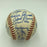 1969 Chicago Cubs Team Signed Vintage National League Baseball Ernie Banks JSA