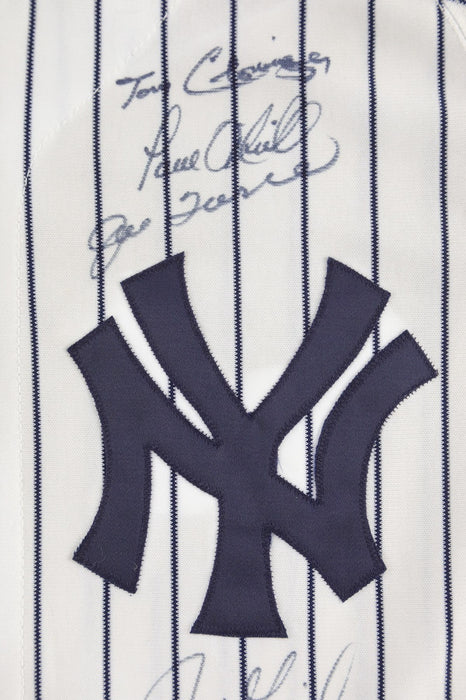 1998 New York Yankees Team Signed World Series Jersey Derek Jeter PSA DNA COA