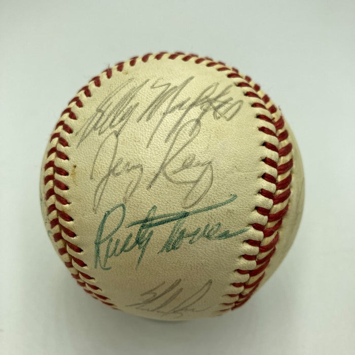 Nolan Ryan 1977 California Angels Team Signed Baseball